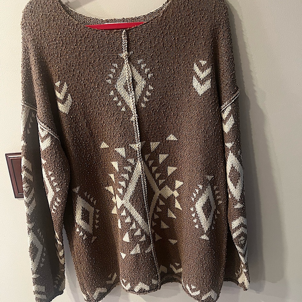 SPLA Aztec sweater NWOT
